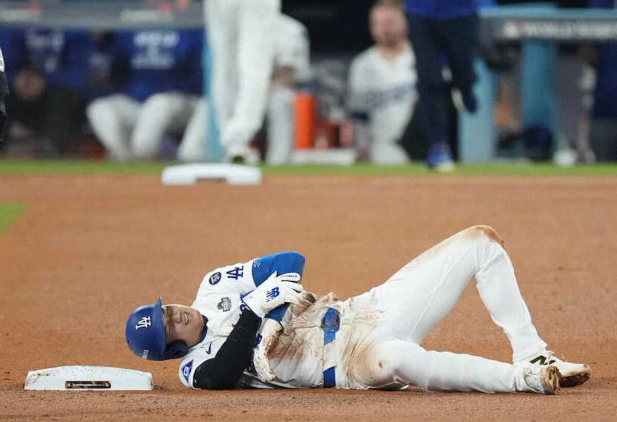 ハワイ大好き大谷さんが怪我をした時の写真